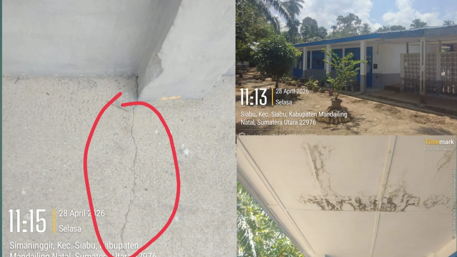 Belum Genap Setahun Pembangunan Revitalisasi 2025  SMA N1 Siabu  Jadi Sorotan, Ketua ALARM  Desak Penegak Hukum Ambil Tindakan