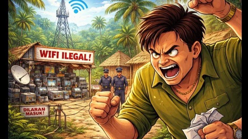 Diduga Kebal Hukum! Pengusaha Wifi Ilegal Ngamuk, Kirim Ancaman ke Media