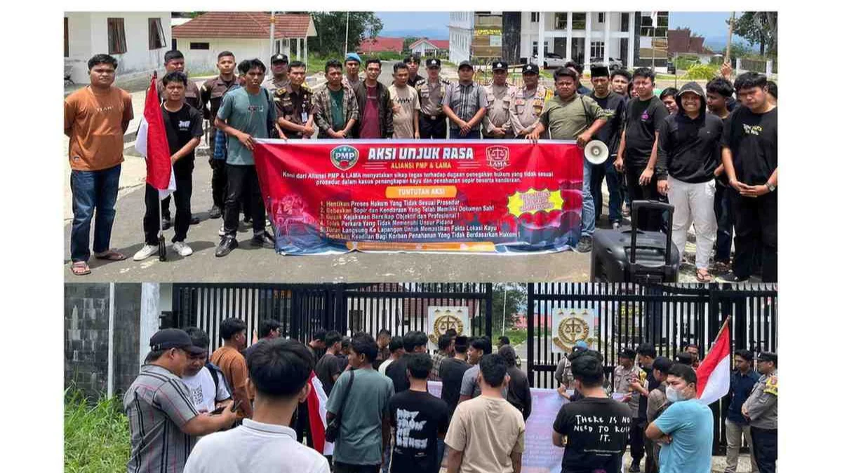 Hukum Tajam ke Bawah: Mahasiswa Kritik Penahanan Supir di Kasus Kayu APL”