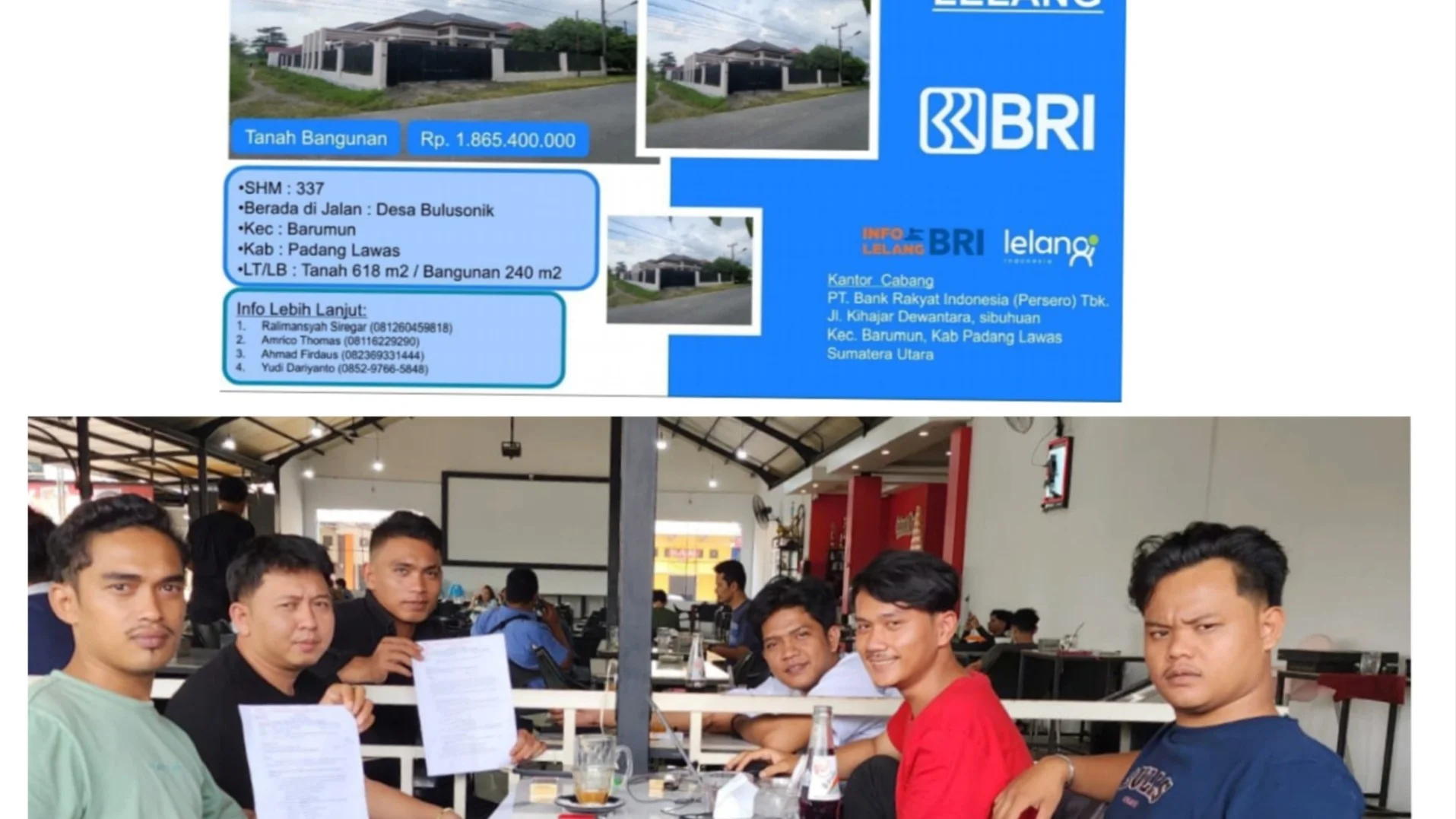 SIARAN PERS  LAMA Sumut Laporkan Dugaan Lelang Ilegal Rumah Warga oleh BRI ke Polda Sumut