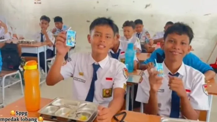 Terima MBG, Siswa SMPN 1 Sei Rampah Apresiasi Presiden dan Bupati Sergai